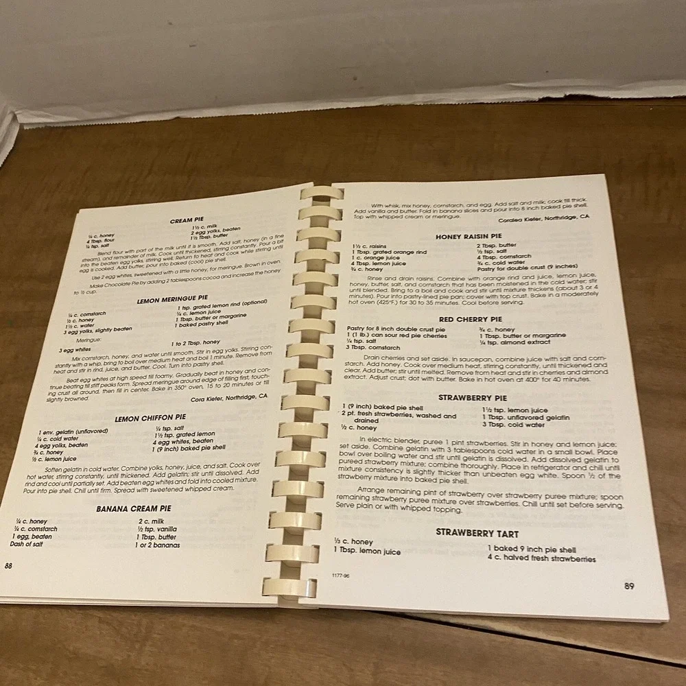 Handmade honey cookbook